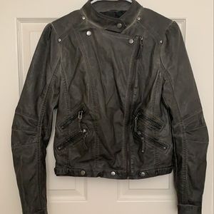 Faux leather jacket
